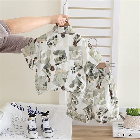 Boys Off White Graphic Printed Shirt With T-Shirt And Shorts Set – INCLUD
