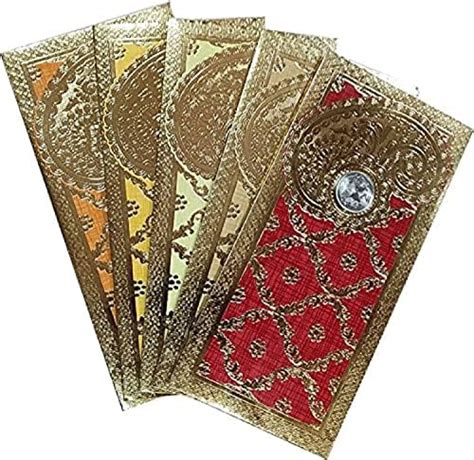 Peeplvalue 10 Pcs Designer Sagan Cash Gift Money Envelopes | Shagun ...