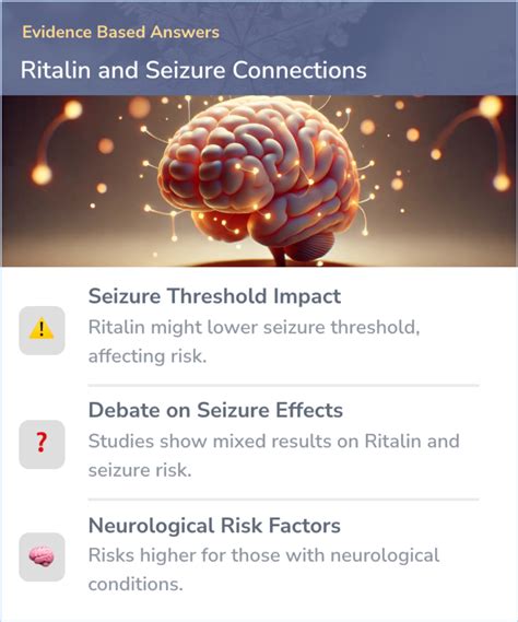 Can Ritalin (Methylphenidate) Cause a Seizure? | Guideline Summary