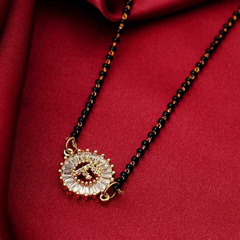 Buy Online F Alphabet Mangalsutra - Ferosh India