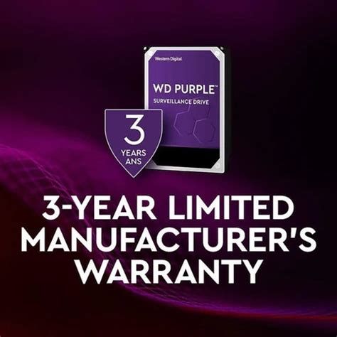 WD Purple 4 TB Surveillance Systems Purple SATA Internal Hard Disk ...