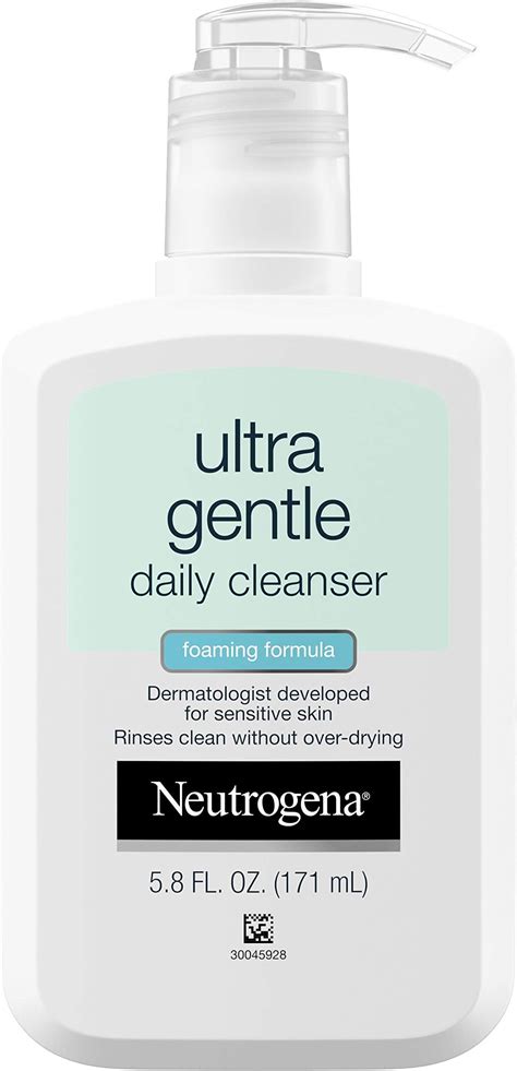 Amazon.com: Neutrogena Ultra Gentle Cream-to-Foam Facial Cleanser ...