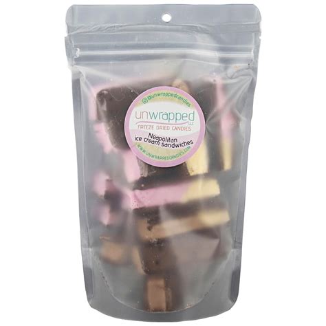 Freeze Dried Neapolitan Ice Cream Sandwiches - 3.14 Oz.