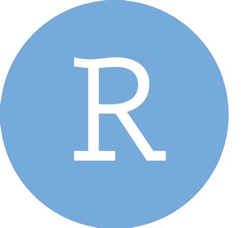 Plantilla de logotipo 3D letra R en estilo degradados