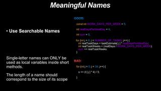Clean Code Names 的图像结果
