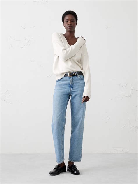 Ripley - SUÉTER CON CUELLO EN V BANANA REPUBLIC