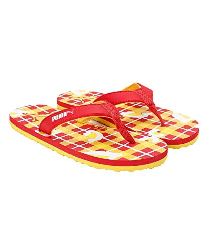 Buy Puma Unisex-Kid Bobble PS Tangerine-Spectrum Blue-Dandelion Slipper ...