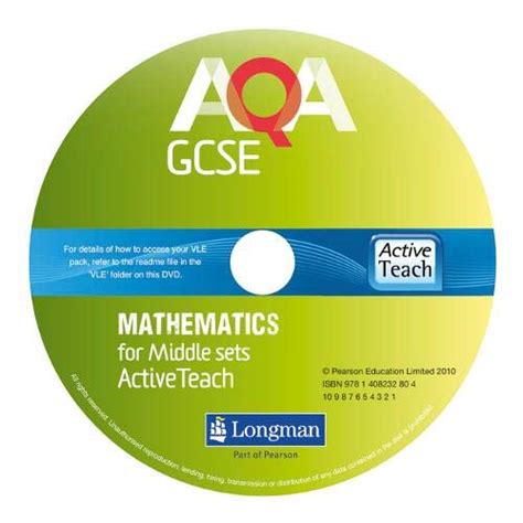 AQA GCSE Mathematics for Middle Sets ActiveTeach DVD-ROM: for Modular ...