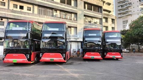 Mumbai: BEST Introduces 10 AC Electric Double-Decker Buses In Andheri ...