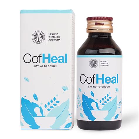Buy AVP Cofheal 100ml Cough Syrup Ayurvedic Congestion Relief Fights ...