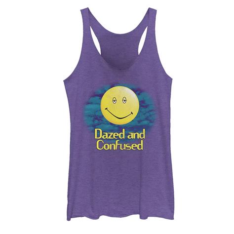 Juniors' Dazed And Confused Smiley Haze Logo Graphic Tank Top