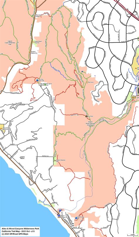Aliso & Wood Canyons WP - California Trail Map