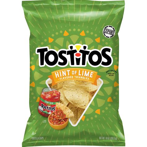 Tostitos, Hint Of Lime Flavored Triangles, Tortilla Chips - SmartLabel™