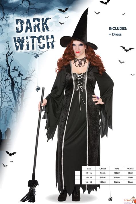 Wicked Witch Costume Women’s Halloween Gothic Medieval Hocus Pocus ...