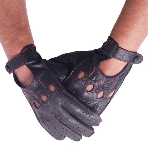 Buy Aim Emporium Men and Women PU Faux Leather Cycling Gloves Car ...