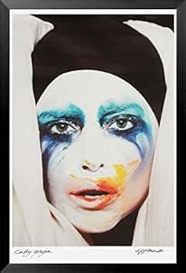 Buyartforless Framed Work Lady Gaga - Applause 34x22.5 Music Art Print ...
