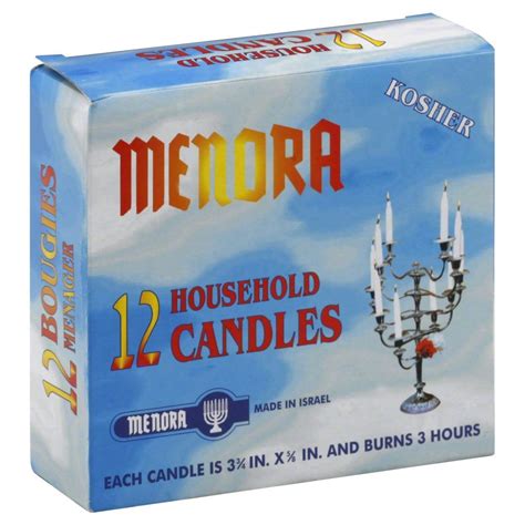 Menorah, Candle 12-Pack (12 Pack) : Amazon.in: Home & Kitchen