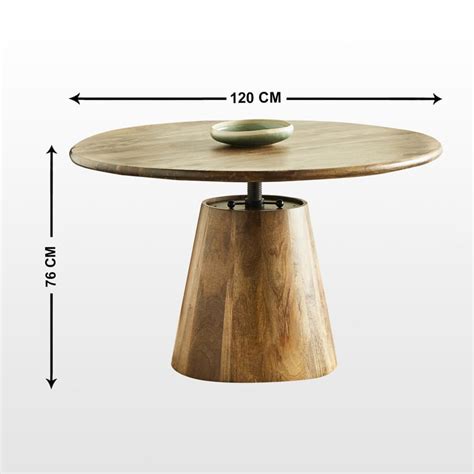 Buy Claremont Rubber Wood 6-Seater Dining Table - Brown from Home ...