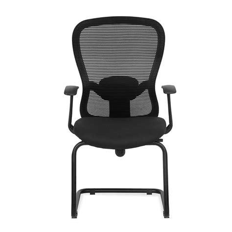Buy Nilkamal Alba Mid Back Visitor Chair (Black) Online In India