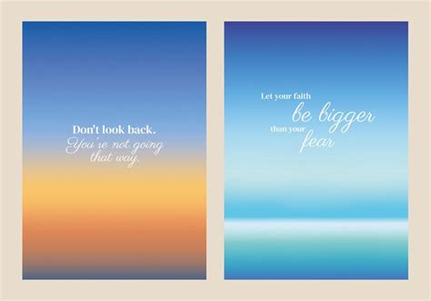 Blue and orange gradients inspiring words uplift and motivate vector ...