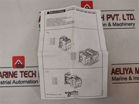 Telemecanique LC1 D65 Contactor for Motor Control 600V A.C. – Aeliya ...