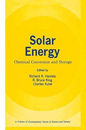 Buy Solar Energy: Chemical Conversion and Storage (Contemporary Issues ...