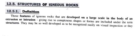 Structures OF Igneous Rocks - 12. STRUCTURES OF IGNEOUS ROCKS 12.5 ...
