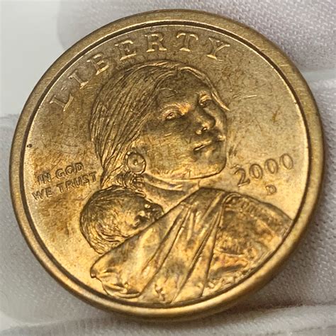 RARE 2000 D Sacagawea One Dollar Coin 2000 D Sacagawea One Dollar Coin ...