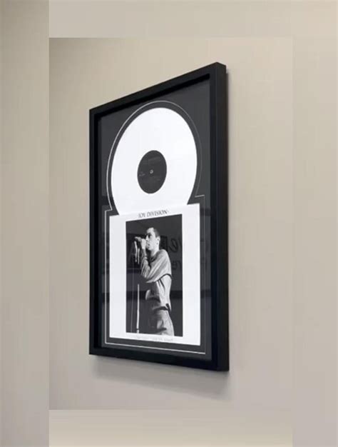 Jukebox-style Vinyl Record Frame With Double Matting Displays Album ...