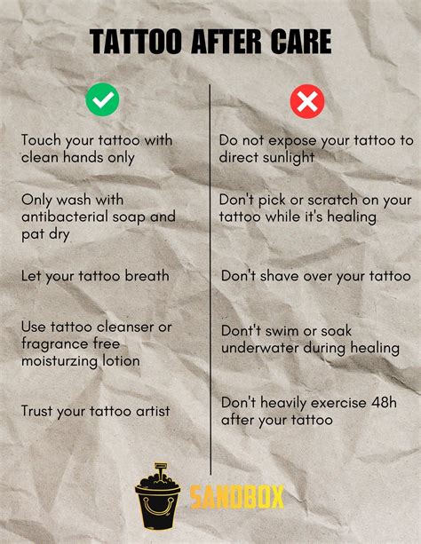 Tattoo Aftercare Instructions: Our Guide for Proper Healing