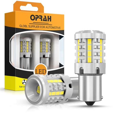 Oprah 2X High Power 1156 BA15S P21W BAU15S PY21W Canbus T20 W21W 7440 ...