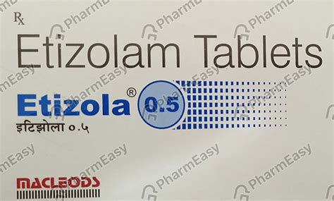 Etizola 0.5 MG Tablet (15): Uses, Side Effects, Price & Dosage | PharmEasy
