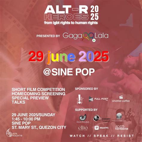 ALT-R HEROES 2025 LAUNCH, Sine Pop, Manila, 29 June 2025 | AllEvents