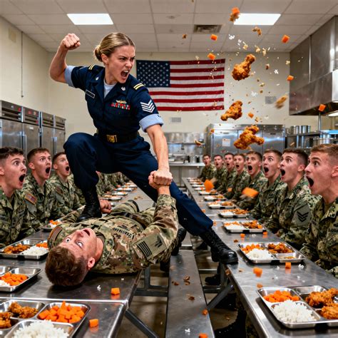 Four recruits blocked her in the mess hall — 45 seconds later, they ...