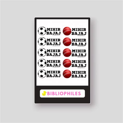 Shape Stickers – Bibliophiles