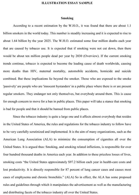 illustration essay