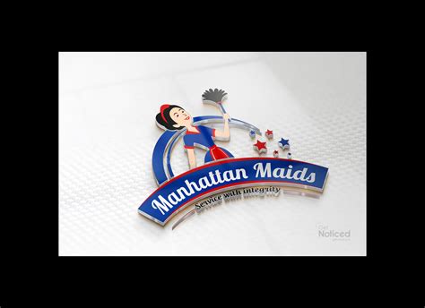 Logo Design for Manhattan Maid – Maid Manpower Consultant Branding by ...