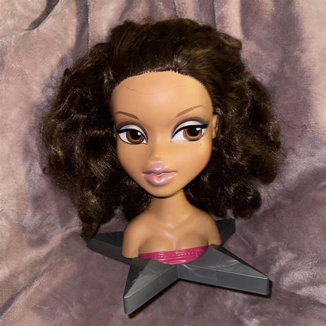 Bratz styling head. Yasmin. Hair is tangled. Back... - Depop