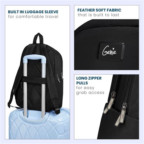 Buy Genie Nightsky 22 L Black Laptop Backpack Online