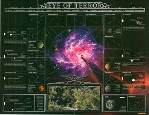 Eye of Terror - Reference map for the 'Eye of Terror' Warhammer 40k ...