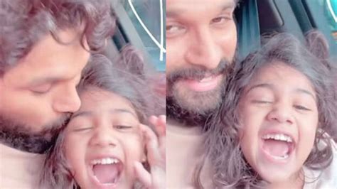 Allu Arjun's daughter moment with favorite Malayalam song; watch video ...