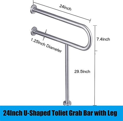 Buy Handicap Grab Bars, Wall Mount Handicap Grab Rails, Stainless Steel ...