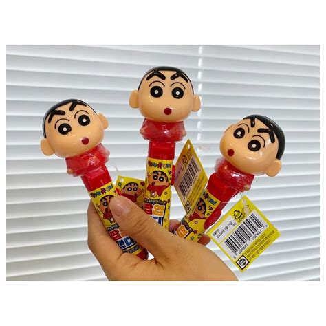 Buy Crayon Shin Chan Sweet Pop-up Candy 8g, Lollipops In Strawberry ...