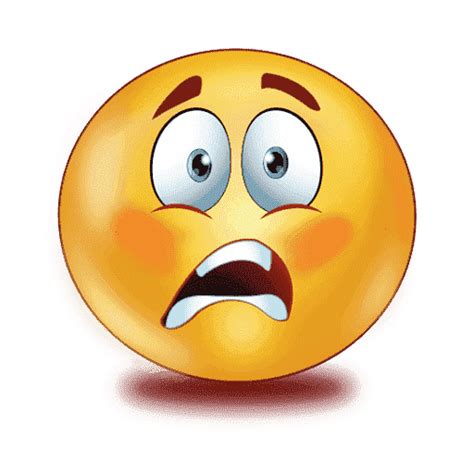 Scared Emoji PNG Images Transparent Free Download