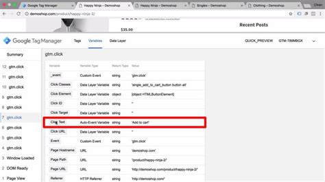 Image result for Button Click Tag Manager