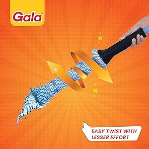 Gala Microfiber Twist Mop for Floor Cleaning ,Microfiber Squeeze twist ...