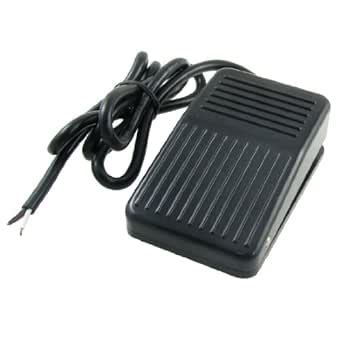 uxcell AC250V 10A SPDT Antislip Plastic Momentary CNC Power Foot Pedal ...