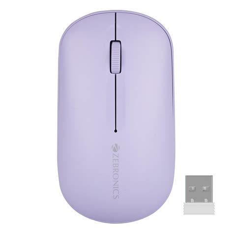 Amazon.in: Buy ZEBRONICS Pulse Wireless Mouse, Multi Connectivity, Dual ...