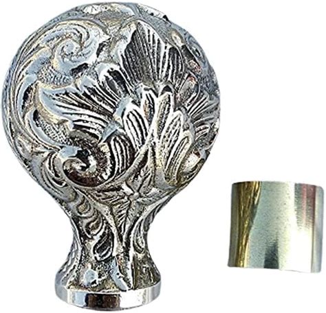 Brass Walking Cane Handle – Vintage Knob Head for Wooden Walking Stick ...