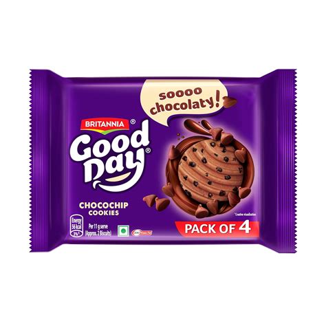 Britannia Good Day Choco Chip Cookies, 400 g : Amazon.in: Grocery ...